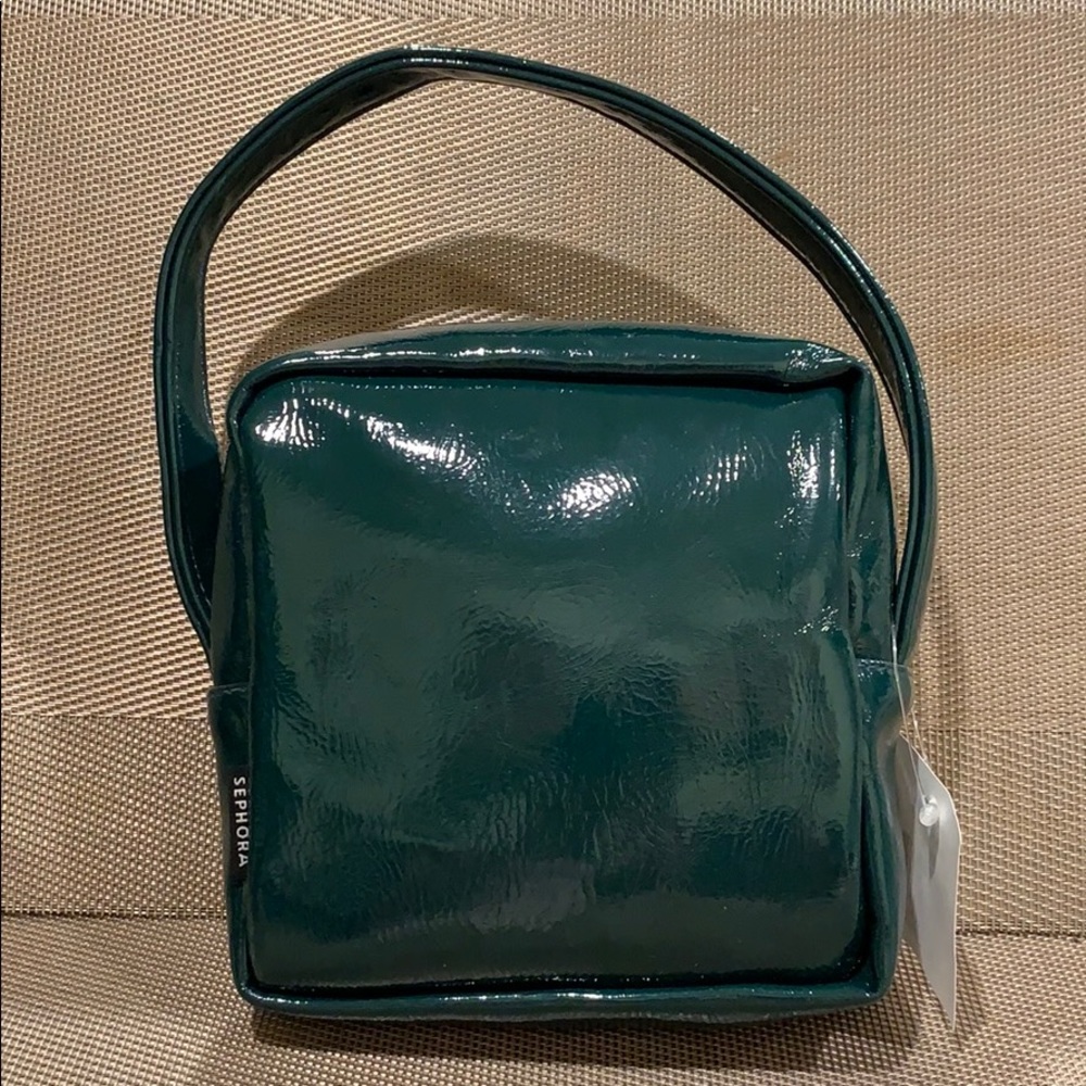 Sephora Green Cosmetic Bag